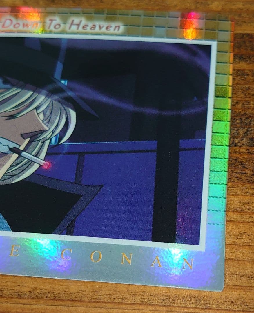 名探偵コナン 天国へのカウントダウン ジン H-37 カード 原画 アマダ