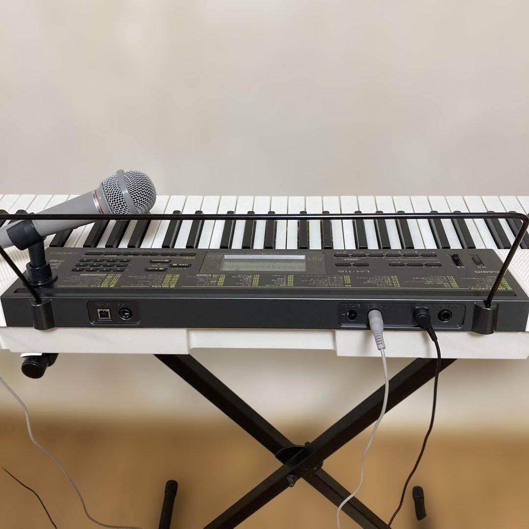CASIO 光ナビゲーションキーボード 61鍵盤 LK-116 スタンド付き